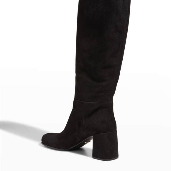PRADA SUEDE KNEE BOOTS - Picture 6 of 11